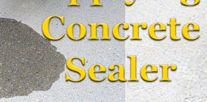to Apply a Concrete Sealer in an Auto Sop